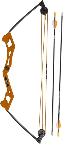 Miniatura 3 de Bear Archery Conjunto de Arco Apprentice Anaranjado Flo