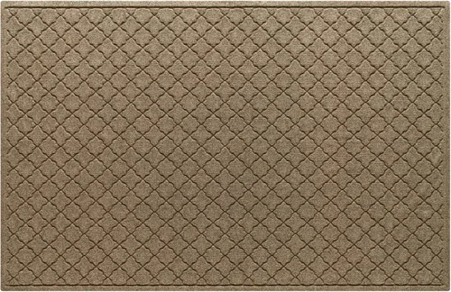 Bungalow Flooring Waterhog - Tapete para puerta, 4 x 6 pies, fabricado en Estados Unidos, duradero y decorativo, antideslizante, interior/exterior,