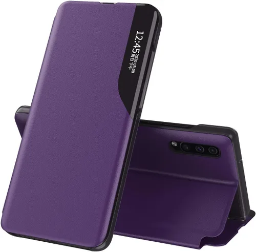 Miniatura 19 de Funda para Samsung Galaxy A71, Galaxy A71 Funda de piel transparente con función atril magnética con función atril, para mujeres y hombres, a prueba