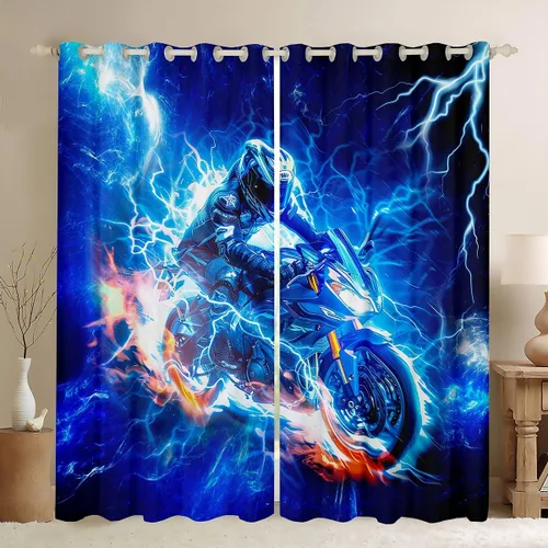 Miniatura 12 de Cortinas de ajedrez internacionales para niños, adultos, niños, juegos, cortinas de ventana para dormitorio, sala de estar, tratamiento de ventana