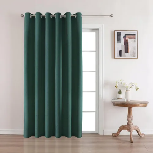 Miniatura 17 de CUCRAF - Juego de 2 paneles de cortinas de ventana con oscurecimiento total del 100%, de 54 pulgadas de largo, con aspecto de lino falso, cortinas