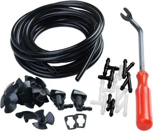 Miniatura 11 de Kit de reemplazo de boquillas de limpiaparabrisas delantero compatible con Dodge RAM 1500 2500, Grand Cherokee, Patriot, Charger y más. Boquillas