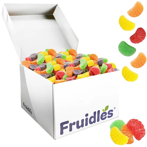 Miniatura 4 de Fruidles Surtido de caramelos de goma de fruta, deliciosas gomitas de sabores de frutas recubiertas de azúcar (1 libra)
