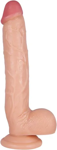 Miniatura 7 de Consolador realista de 10 pulgadas de largo, consoladores grandes y realistas con fuerte ventosa para jugar con manos libres, simulación anal