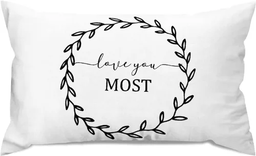 Miniatura 61 de Fundas de almohada lumbares de 12 x 24 pulgadas, decoración de granja, fundas de almohada decorativas para decoración del hogar Estilo-13