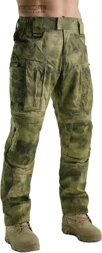 Miniatura 5 de ZAPT Pantalones de combate Gen3 con sistema de protección de rodilla Verde Marrón