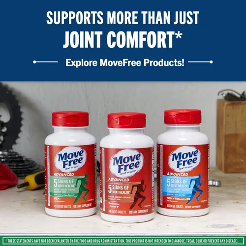 Miniatura 6 de Move Free Suplemento avanzado de glucosamina, condroitina y MSM para el apoyo de las articulaciones, apoya la movilidad, comodidad, fuerza