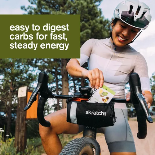 Miniatura 8 de Skratch Labs Energy Chews Gomitas para correr, ciclismo y rendimiento deportivo Alternativa al gel Matcha + limón (paquete de 10) Sin