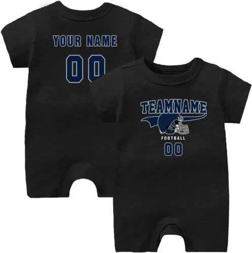 Traje de fútbol personalizado para bebé, hace que tu bebé nombre y número de ropa de fútbol regalos