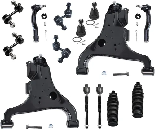 Miniatura 127 de Detroit Axle - Kit de suspensión frontal de 16 piezas para RWD Chrysler 300 Dodge Charger Challenger Magnum 6 brazos de control con rótulas 2
