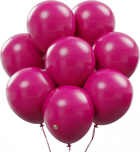 Miniatura 25 de AFTERLOON® - Globos de látex de goma natural de alta calidad, 50 unidades, color azul claro de 10 pulgadas, color mate, duradero, grueso, extra