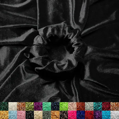Miniatura 27 de Ice Fabrics The Yard - Tela de terciopelo elástico elástico suave de 60 pulgadas de ancho para coser ropa, disfraces, manualidades, 90% poliéster
