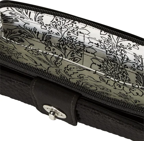 Miniatura 5 de Vera Bradley Cartera de microfibra Turnlock para mujer con protección RFID