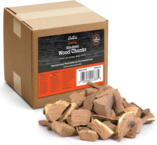 Miniatura 11 de Camerons Trozos de madera de roble 100% natural para ahumar carne - Caja de 840 pulgadas cúbicas, aproximadamente 10 libras - Astillas de madera BBQ