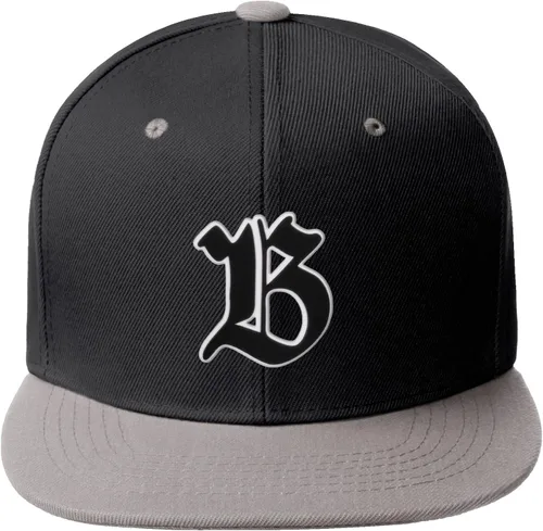 Miniatura 1417 de Daxton Gorra clásica con visera de billete plano con letras del alfabeto inglés antiguo de la A a la Z