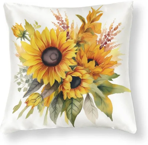 Miniatura 12 de Fundas de cojín de satén elegantes, decorativas florales burdeos, suaves y lujosas, elegantes fundas de almohada de terciopelo floral para sofá