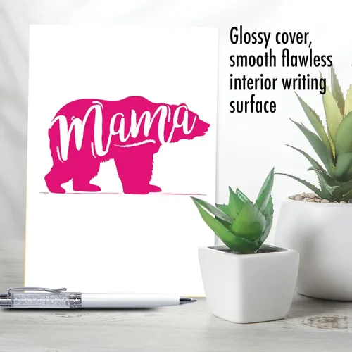 Miniatura 3 de NobleWorks - Tarjeta del Día de la Madre - Regalo sincero, Tarjeta de felicitación para mamás (con sobre) - Mama Bear C3462MDG