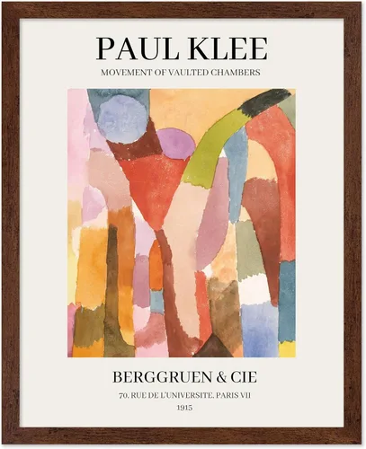 Miniatura 16 de Poster Master Póster vintage de Paul Klee – Impresión retro de cómicos – Arte de dibujo – Arte abstracto – Regalo para hombres y mujeres – Estilo-09