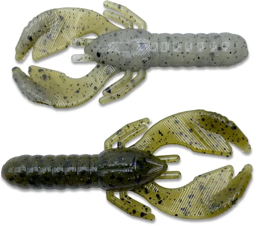Miniatura 22 de Phat Pak Baits - Beasty Bug Jr Ned Rig Craw Finesse Bass Señuelo de pesca de plástico suave 20ct 2.8" Paquete de variedades