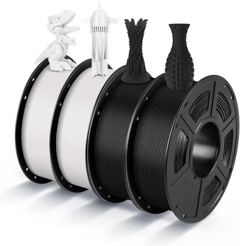 ANYCUBIC Paquete de filamentos PLA para impresora 3D de 8.8 lbs, filamento PLA para impresión 3D de 0.069 in, precisión dimensional +/- 0.001 in,