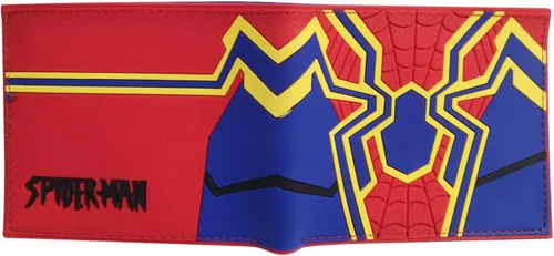 Miniatura 3 de Cartera bifold de PVC de carácter superhéroe, billetera, M, Estilo F.