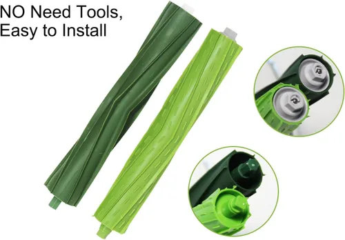 Miniatura 2 de Piezas de repuesto de cepillos de rodillos de goma para iRobot Roomba e i y j Series i3 i3+i6+ i7 i7+i8+ Plus E5 E6 E7 j7 (7150) j7+ (7550)