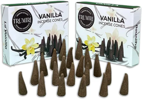 Miniatura 51 de TRUMIRI Incienso ámbar – Paquete de 20 conos (2 x 10) – Incienso de cono perfumado