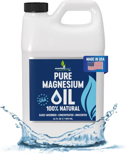 Miniatura 12 de Atomizador de aceite de magnesio 100 % puro, fuerza extra de 0.12 oz por onza, tamaño grande de 8 oz, alivia el dolor y ayuda a dormir de manera
