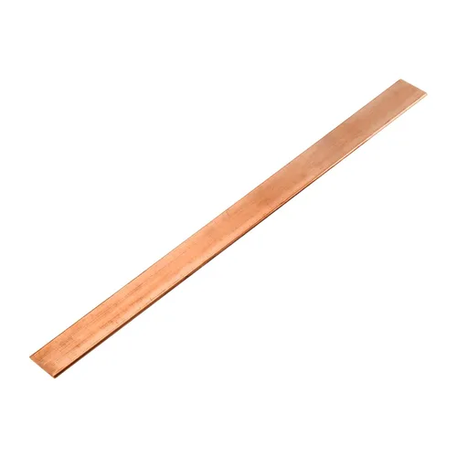 Miniatura 50 de MECCANIXITY 1 barra plana de cobre de 12 x 1 pulgada, barra de cobre de 1/4 pulgadas de grosor para proyectos arquitectónicos de sistemas de puesta