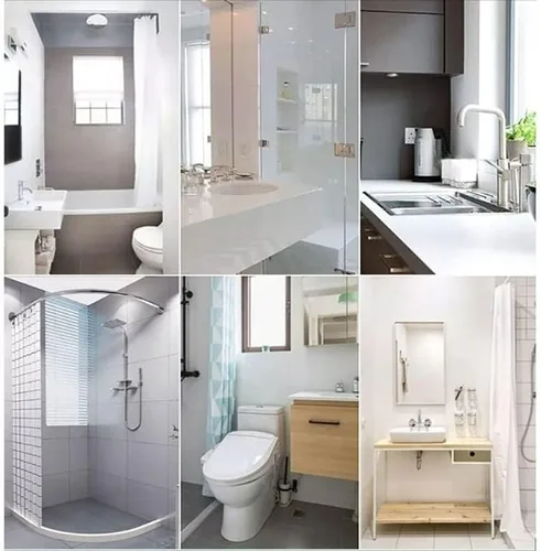 Miniatura 2 de Tira de sellado para bandeja de ducha, sistema de retención de presas de agua, tira de tapón de agua para piso, tiras de bloqueo de agua de silicona