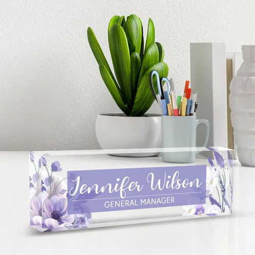 Miniatura 7 de Placa de identificación para escritorio, decoración de oficina personalizada para mujeres y hombres, accesorios acrílicos, regalos de agradecimiento