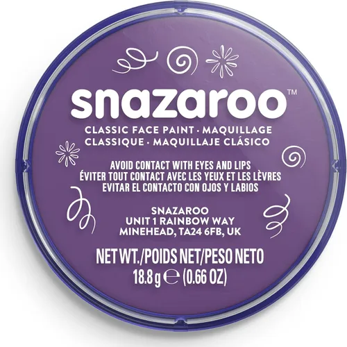 Miniatura 56 de Snazaroo - Pintura metálica para rostro y cuerpo, olla de 18,8 g (0,66 oz), plateada