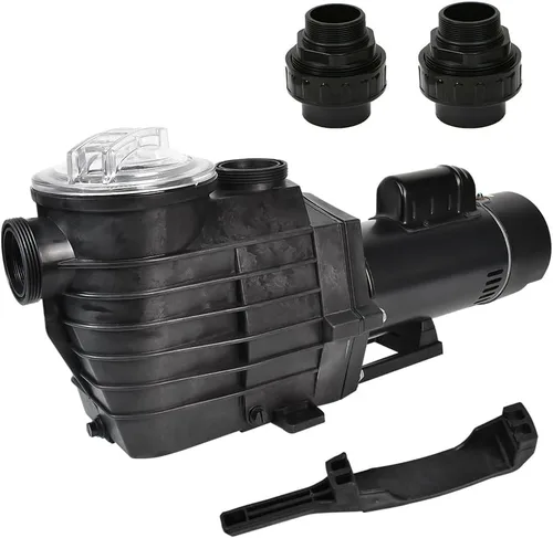 Miniatura 9 de Bomba de piscina enterrada de 2.5 HP, bomba de piscina con cable duro de doble voltaje de 115-230 V, alta velocidad de flujo de 9000 GPH, potente
