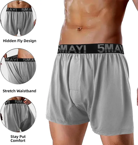 Miniatura 4 de 5Mayi Boxeadores de nailon para hombre