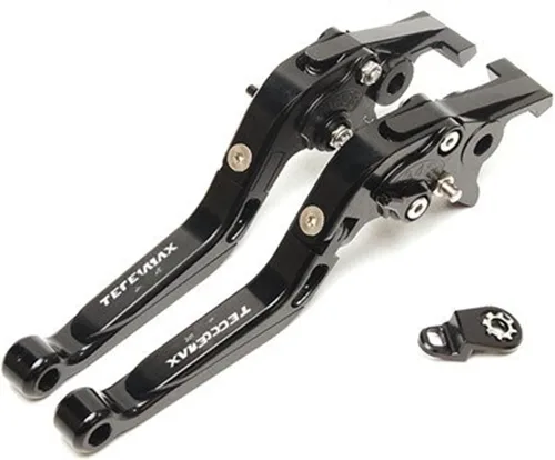Miniatura 15 de para Yamaha para Xmax 300 para Techmax para X-MAX 125 300 2020 2022 Manetas de freno de embrague con bloqueo de estacionamiento (color negro y azul)