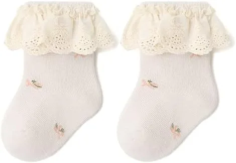 Miniatura 5 de Calcetines y calcetines de tobillo para niñas recién nacidas