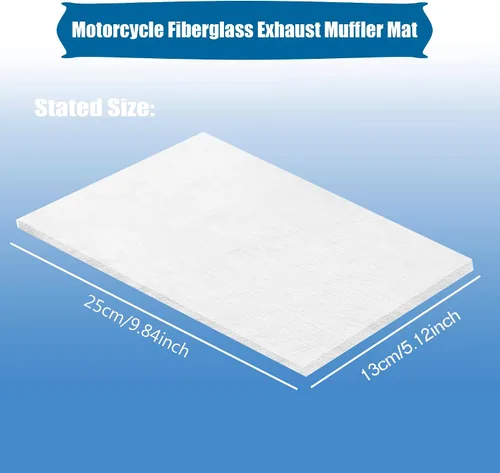 Miniatura 6 de Alfombrilla de silenciador de escape de fibra de vidrio para motocicleta, envoltura universal de reempaque Para vehículos todo terreno de 2