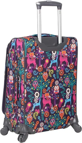 Miniatura 3 de Lily Bloom Patrón de diseño de equipaje de 28 pulgadas expandible con ruedas giratorias dobles, maleta grande y ligera bolsa a cuadros para mujeres