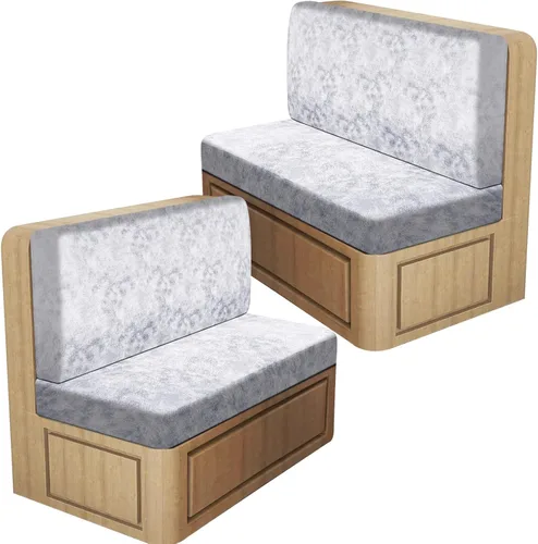 Miniatura 42 de ANARACHON Fundas de cojín elásticas con aspecto de cuero para caravana, fundas de cojín para asiento de cabina de caravana