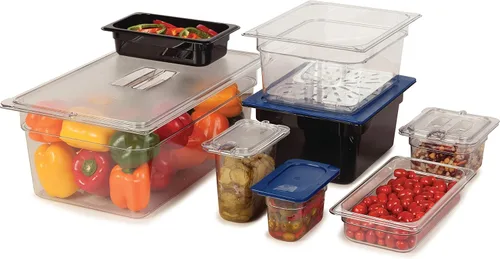 Miniatura 7 de Carlisle FoodService Products 1023507 StorPlus Estante de drenaje de policarbonato de tamaño medio, transparente (paquete de 2)