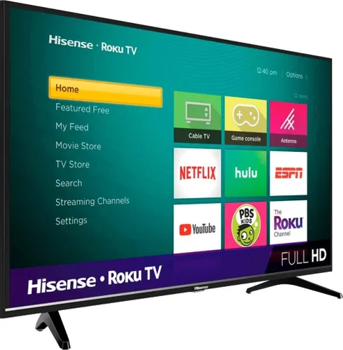 Hisense Smart TV Roku de 40 pulgadas de la serie H4 LED con compatibilidad con Alexa (40H4F, modelo 2020)