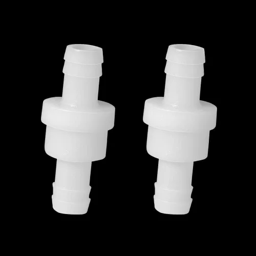 Miniatura 8 de Feelers 1/4" (6 mm) Válvula de retención en línea de una vía antirretorno, válvula de retención de aire, agua y gas, resistencia al ozono, PVDF