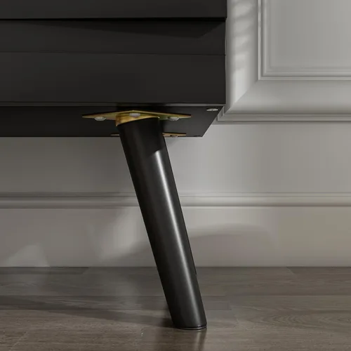 Miniatura 6 de Aparador de buffet con almacenamiento, armario de cocina de 55.1 pulgadas de ancho con 4 puertas, moderna consola de mesa de buffet Credenza