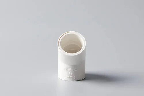 Miniatura 5 de Rainbow Dream Codo de tubo de PVC de 45 grados de 1 pulgada - 10 paquetes, blanco