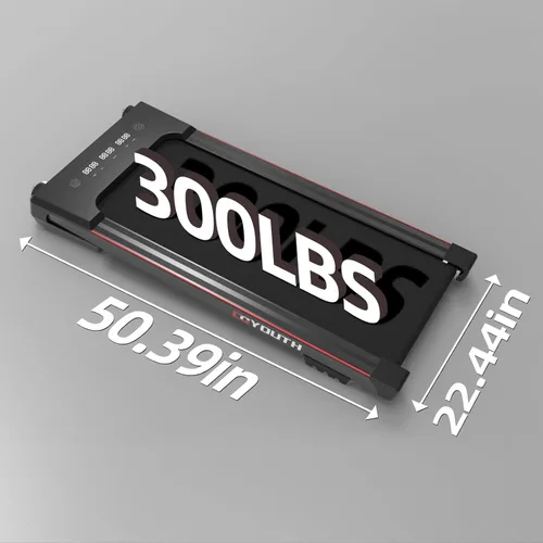 Miniatura 6 de GOYOUTH Caminadora eléctrica 2 en 1 para debajo del escritorio, máquina de ejercicio motorizada con altavoz inalámbrico, control remoto y pantalla