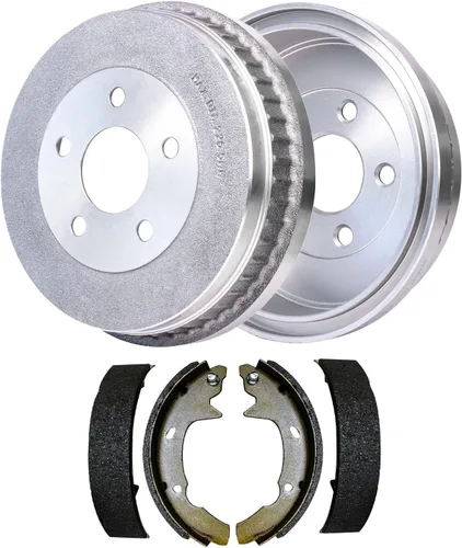 Miniatura 27 de Detroit Axle - Kit de freno trasero para Chevy Equinox Captiva Sport GMC Terrain Pontiac Torrent Saturn Vue Pinzas de freno de disco con soportes