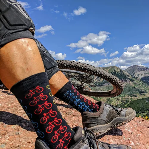 Miniatura 7 de I'd Rather Be - Calcetines divertidos para hombres y mujeres, regalos para golf, caza, camping, senderismo, esquí, lectura, deportes y mucho más