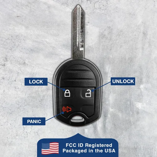 Miniatura 6 de KeylessOption Repuesto de control remoto abre puertas y llave de arranque sin cortar para CWTWB1U793