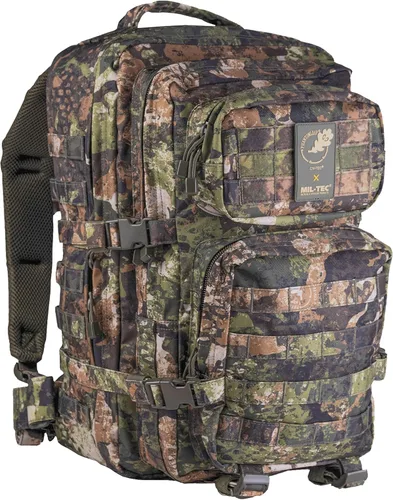 Miniatura 15 de Mochila Mil-Tec USA de asalto grande, capacidad 9.5 gal, militar, para exteriores, Marrón, talla única Coyote