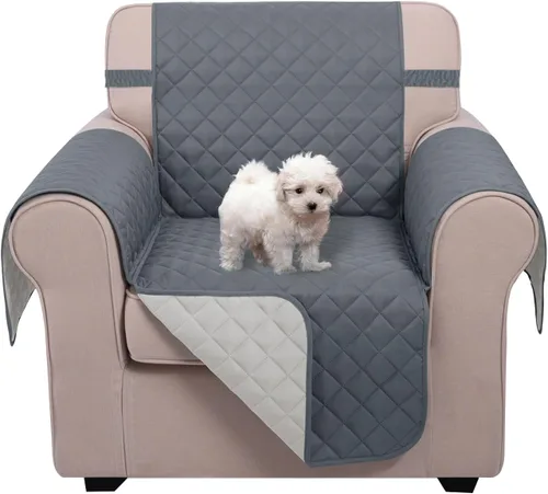 Miniatura 13 de U-NICE HOME Funda de sofá reversible para perros con correas elásticas, resistente al agua, protector de muebles para mascotas, funda de sofá
